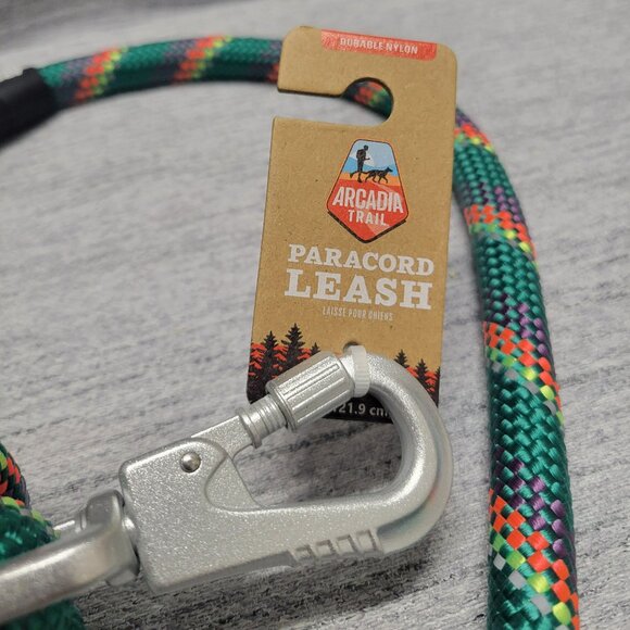 Arcadia Trail Paracord Rope Leash- Green - Picture 4 of 8